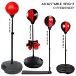 Kids Adults Free Standing Punch ball Bag Gloves Set Boxing Sports Christmas Gift