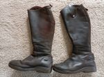Mark Todd Fleece Lined Long Winter Boot Yard Riding Brown Size 5 EU 38