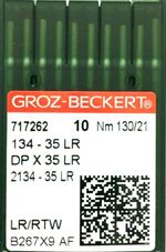 GROZ-BECKERT DPX35LR 134-35 LR/ RTW NM:130/21 INDUSTRIAL SEWING MACHINE NEEDLES