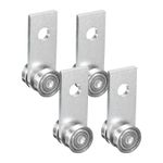 4 Pairs 2 Wheel Trolley Assembly Rollers  for 1-5/8" Taller Strut Channel