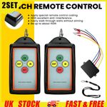 4Pcs Electric Wireless Winch Remote Control Handset Heavy Duty For Truck,ATV,SUV