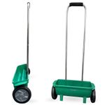 12L Garden Fertiliser Lawn Soil Seed Salt Grit Spreader Grass Feed Spreading DIY
