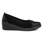 Softlites Womens Shoes Black Adults Ladies Wedge School Size UK 3,4,5,6,7,8,9