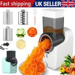 Electric Salad Slicer Fruit Cutter Vegetable Cheese Grater Tool Chopper Maker UK