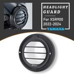 Black Grille Cover For Yamaha XSR900 2022-2024 Headlight Guard Protector Fairing