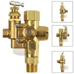 1/2" x 1/2" NPT Gas Air Compressor Unloader Check Valve Combo 145 - 175 PSI