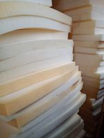 Foam Sheet Pad 35mm Thick, 525mm 485mm Pale Yellow Seat Foam Upholstery Soft NEW