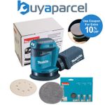 Makita DBO180Z 18v LXT Lithium Ion Random Orbital Sander 125mm Body + 30 Mesh