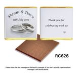 PERSONALISED CHOCOLATE WEDDING FAVOURS LARGEST SELECTION ON EBAY & FREE CHOC
