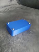 Blue plastic Enclosure  box.Hobby.Project Electronics. Led. circuit board. UK .