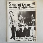 SNIFFIN’ GLUE NO. 11 FANZINE 1977 PUNK ROCK CLASH DAMNED PISTOLS
