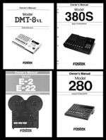 FOSTEX OWNER AND SERVICE MANUALS ON CD-R
