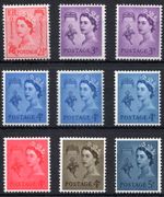 1958-69 Guernsey SG6 - SG12 Pre-Decimal Definitive Set of 9 Unmounted Mint MNH