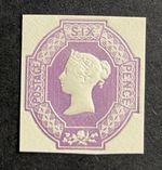 GB QV, 6d Purple Embossed, Fine Example. Fine Mint, MNH