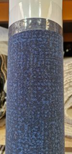 BRAND NEW FLOTEX CARPET REMNANT Indigo Blue  FREE UK DELIVERY!  3.3m X 1.2m   13