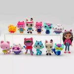 13pcs/set Gabby's Dollhouse Action Figure Toys Cute Doll Collection Cartoon Mode
