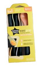 Tommee Tippee Easigrip Self-Feeding Weaning Spoons, for Babies 6m+, Pack of... 