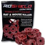 Roshield Pro Block Bait Rat & Mouse Vermin Killer Rodent - Control Pack