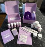 Glamrdip Nail Dip Powder Starter Kit Multiple Colors Instruction