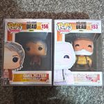 Funko POP! The Walking Dead Carol Peletier 156 & Hershel Greene 153 + Protectors