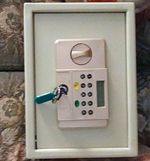 Challenge Digital Safe LCD Display Emergency Override Key Small Grey 701/7113