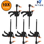F Grip Clamps Quick Release Ratchet Clamp Carpentry Woodworking Speed Squeeze UK