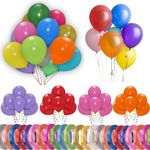 WHOLESALE PLAIN BALLOONS 10 Inch Air/Helium JOB LOT for All Occasion Ballons UK