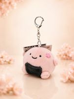 Nandemo Ikimono Mini Sakura Tenbu Onigiri Plush Bag Charm BNWT 🌸🍙