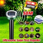 Ultrasonic Solar Cat Dog Repeller Rabbit Pest Repeller Deterrent Repeller Garden
