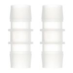 2Pcs Plastic Hose Barb Fitting 3/4"x3/4" Barb Pipe Connectors Fitting Adapter
