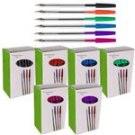 HIGH QUALITY BIROS PENS BALLPOINT  PEN BLACK, BLUE, RED ,GREEN , PURPLE, PINK