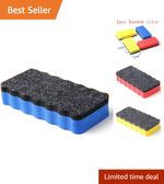 Compact Magnetic Whiteboard Eraser - Effortless Cleaning for Professionals