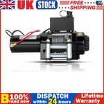 ELECTRIC WINCH 13500/4500/3000LB 12v STEEL ROPE BLACK WIRELESS RECOVERY 4x4 UK