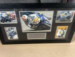Valentino Rossi. 2008 Moto GP World Champ Framed Photo Montage