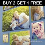 Personalised Photo on Canvas Art Print Framed A0 A1 A2 A3 A4 A5 Ready to Hang.