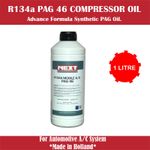 1 LITRE AUTOMOTIVE AIRCON A/C R134a PAG46 SYNTHETIC COMPRESSOR OIL PAG 46 