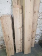 Reclaimed Planed and Sanded Rustic Scafolding Boards Industrial Shelf Shelves