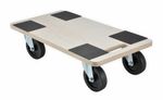 400kg Hand Dolly Furniture Mover Trolley Cart Wooden Moving Platform