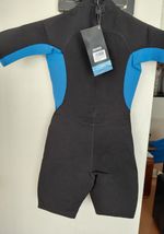 KOUNGA WATER SPORTS NEOPRENE CHILDREN  BLACK AND BLUE  SHORTY WETSUITS