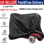 XXL Heavy Duty Mobility Scooter Storage Cover Waterproof Rain Cover UV Protector