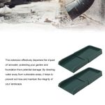 Rain Gutter Downspout Extension Weather Proof PP Rain Gutter Downspout Splash