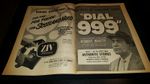 Dial 999 Robert Beatty Rare Original 1958 Promo Poster Ad Framed #2