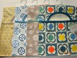 100% Cotton Peg Bags. Nice Modern designs. Full size hanger. New Hedgehog design