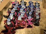 Job lot x27 Rogz explore harness and x29 Rogz classic dog collar various sizes