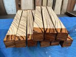 1x Zebrano Spindle Blank 2x2x12”/Wood Turning/Wood Blank/Exotic Hardwoods