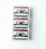 New Sony MC-60 MC60 Microcassette Blank Cassette Tape Disc 60 min 3 pcs Tapes