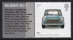 Great Britain 2009 single 1st Smiler Sheet commemorative stamp with label.