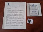 MGB 1977 Dealership Car Window Special Collectible Vintage Automobilia