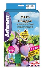 Defenders Plum Maggot Pheromone Traps Greengages Damson 2 Pack