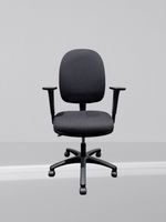 Senator Office Chair In New Black Fabric 